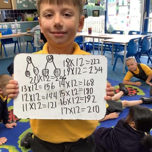 During Maths lessons we focused on place value and progressed on to some addition.